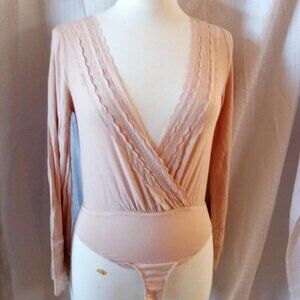Forever 21 light pink body suit size small